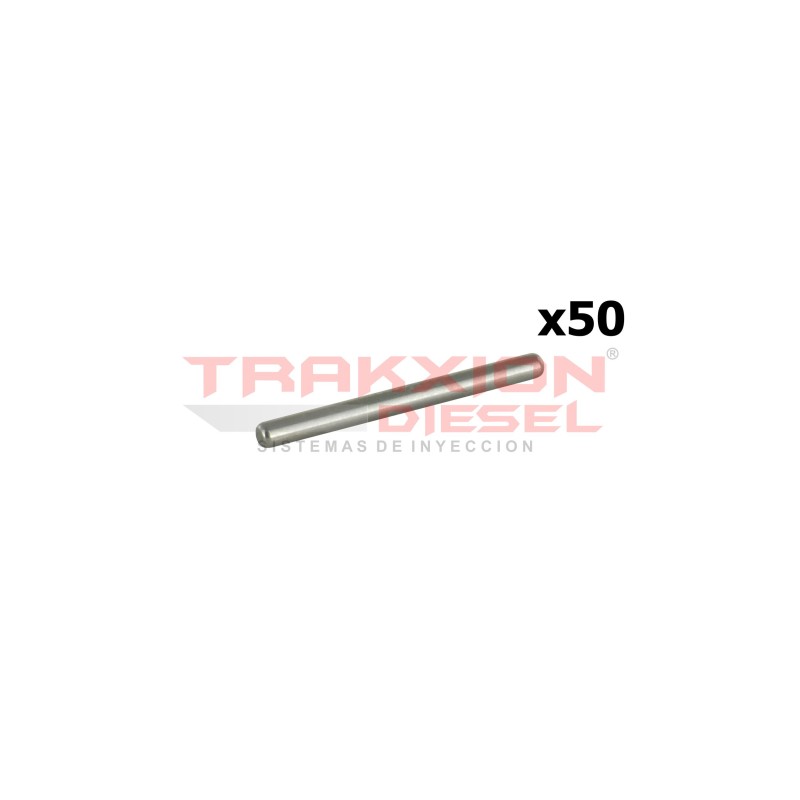 Paquete de 50 pernos pasador largo de inyector HEUI Diesel, Dipaco DPS0009 para 7.3 PowerStroke Ford, DT466 I530 Navistar