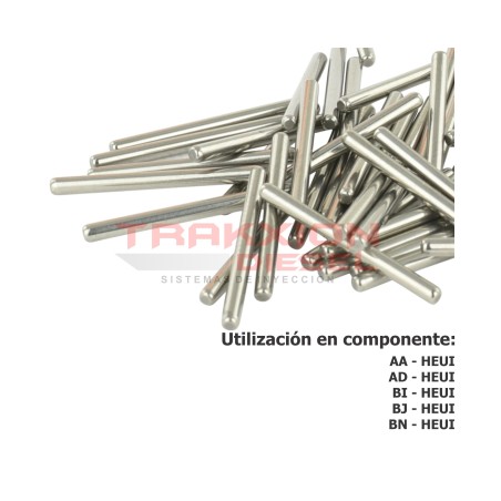 Paquete de 50 pernos pasador largo de inyector HEUI Diesel, Dipaco DPS0009 para 7.3 PowerStroke Ford, DT466 I530 Navistar