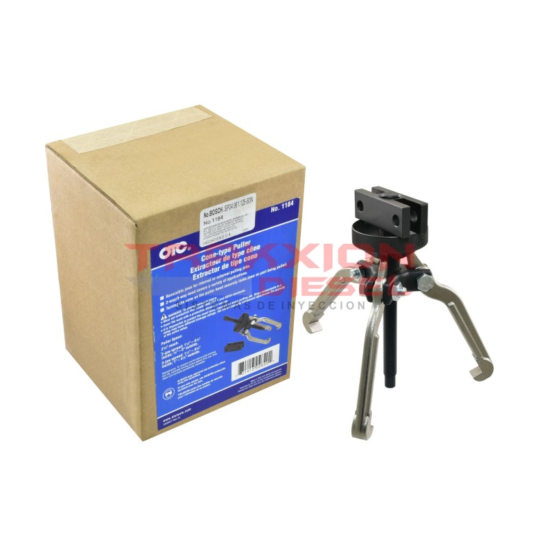 Extractor de tipo cono con mandíbulas reversibles de 2/3 Mordazas OTC 1184