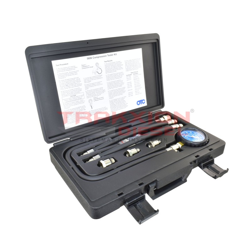 Kit probador de compresión Automotriz Profesional OTC 5606