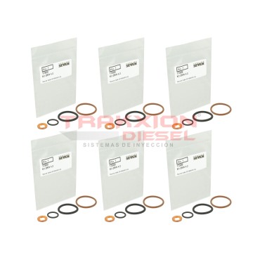 6 Kits de ligas de instalación de inyector Diesel para DD13 DD15 DD16 Detroit, Cascadia Freightliner, Actros Mercedes Benz