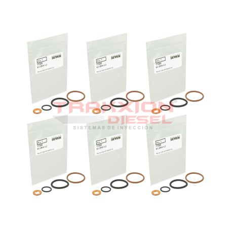 6 Kits de ligas de instalación de inyector Diesel para DD13 DD15 DD16 Detroit, Cascadia Freightliner, Actros Mercedes Benz 6 Kits de ligas de instalación de inyector Diesel para DD13 DD15 DD16 Detroit, Cascadia Freightliner, Actros Mercedes Benz