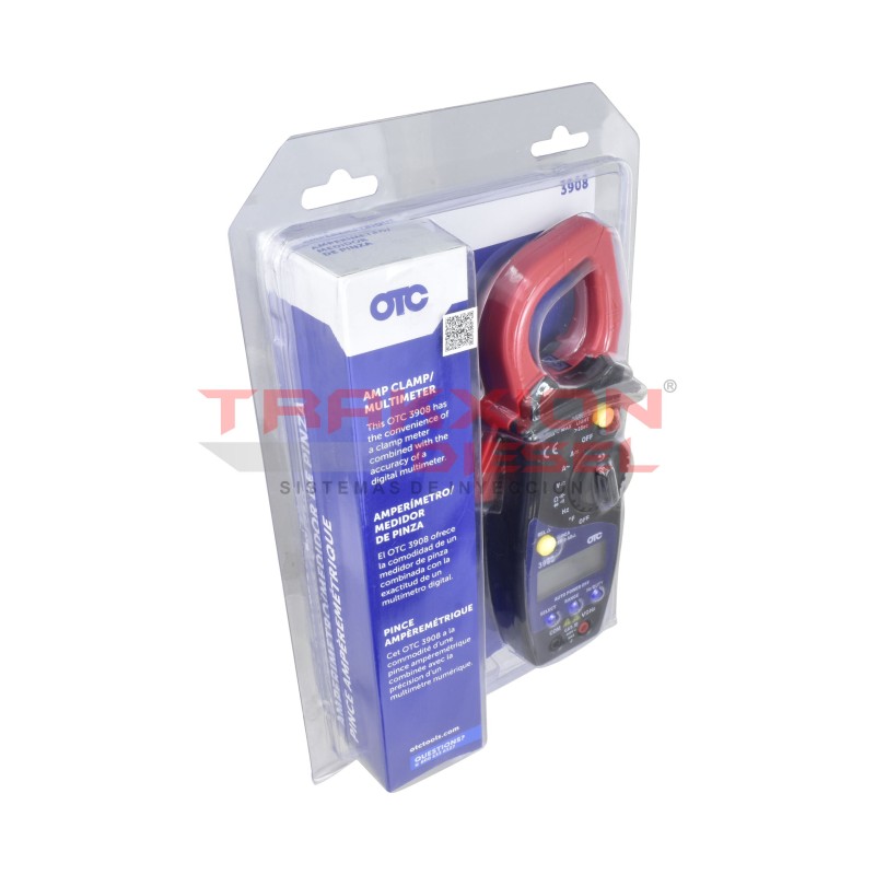 MULTIMETRO CON PINZA AMPERIMETRICA OTC 3908