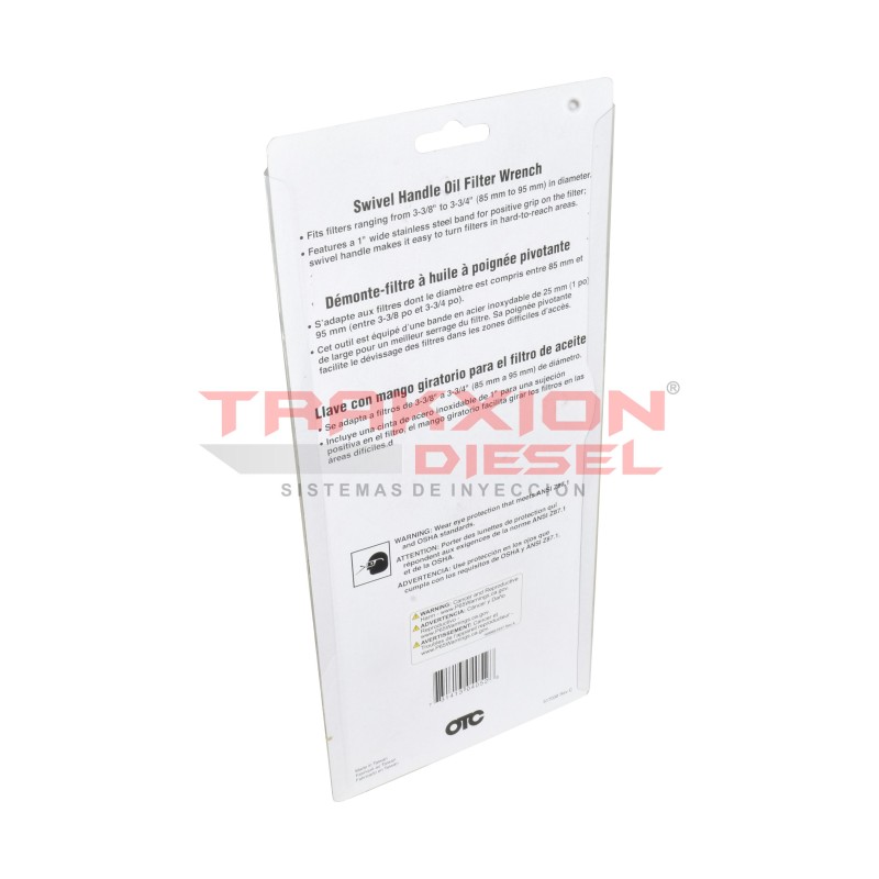 Llave Giratoria Para Filtro De Aceite De 3-1/2" - 3-7/8" OTC 4566