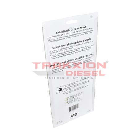 Llave Giratoria Para Filtro De Aceite De 3-1/2" - 3-7/8" OTC 4566