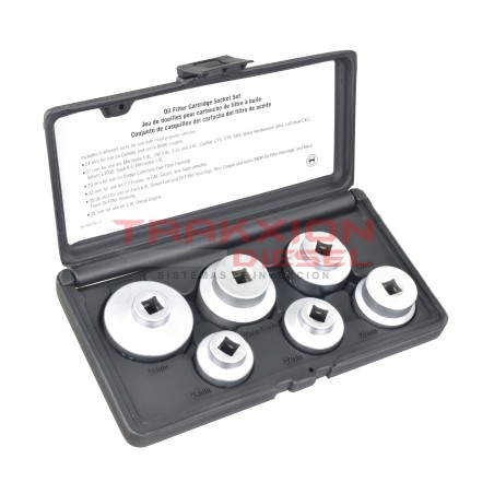 Juego de 6 dados OTC 6786 para remover cartuchos de filtro de aceite