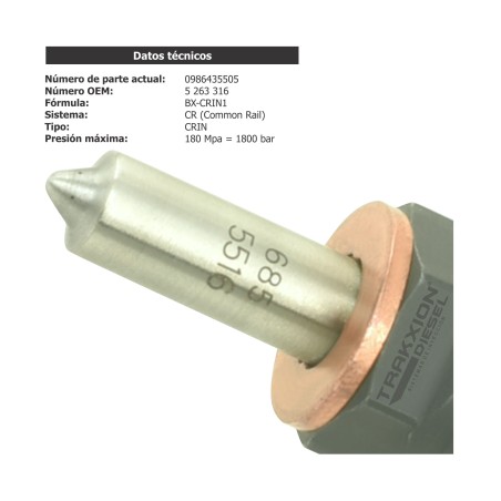 Inyector diesel Dodge Ram Cummins 5.9 ISB Common Rail