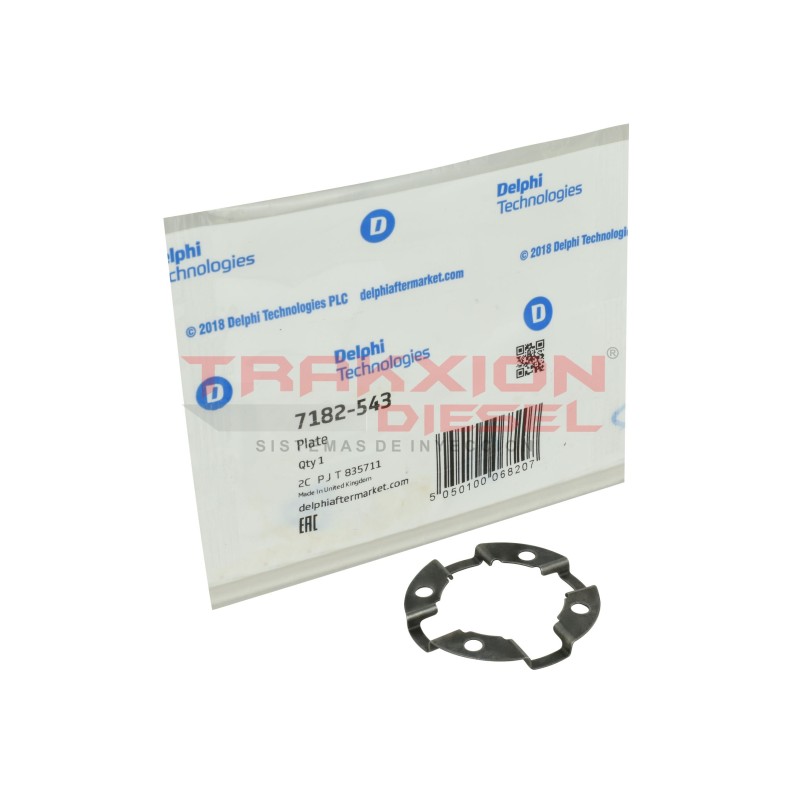 Placa de tope 7182-543 de bomba Diesel DPS, DP200, DP210, DP310, CAV Delphi, 9961333, F1NN9N384DA