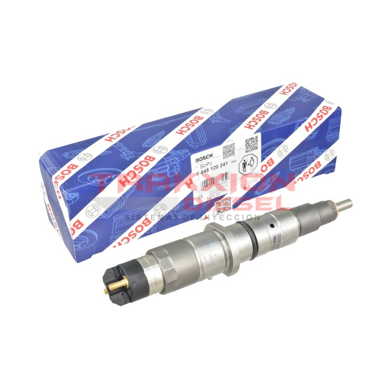 Inyector Diesel CRIN Bosch para 8.9 ISC, ISL Cummins, 0445120241, 0986AD1954, 5263304 Inyector Diesel CRIN Bosch para 8.9 ISC, ISL Cummins, 0445120241, 0986AD1954, 5263304