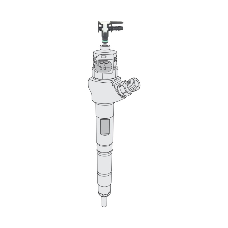 Conexión conector L de retorno de inyector Diesel Bosch para 3.0L Eco Diesel RAM 1500 Dodge, 3.0L Eco Diesel Grand Cherokee Jeep