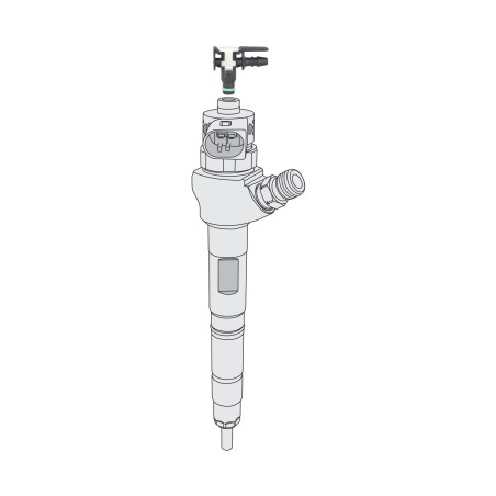 Conexión conector L de retorno de inyector Diesel Bosch para 3.0L Eco Diesel RAM 1500 Dodge, 3.0L Eco Diesel Grand Cherokee Jeep