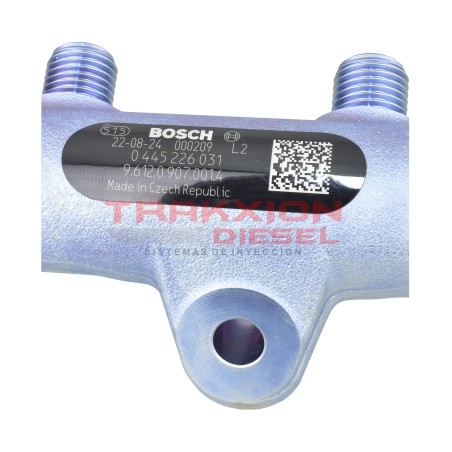 Riel tubo de presión Diesel Bosch para Worker 17.210, 17.230, 17.260, 26.260, 31.260, VW, 0445226031, 961209070014, 2W0133319