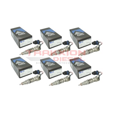 Juego de 6 Inyectores Diesel HEUI G2.8 6.0L PowerStroke Ford AP60901 4C3Z9E527BRM 1878284C91 2