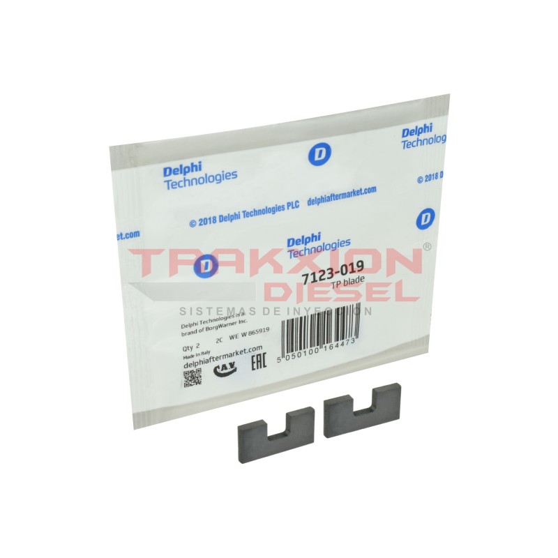 Kit de 2 aspa, pala, 7123-019, 7123-19 de bomba DPA, DPS, Diesel CAV Delphi