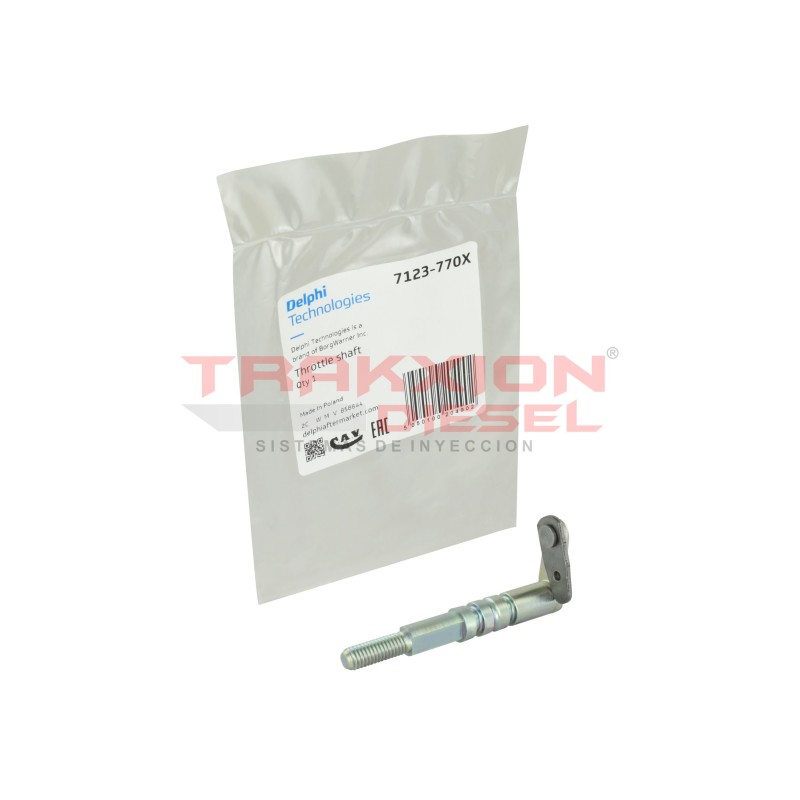 Flecha eje de acelerador 7123-770X de bomba Diesel DP210, DP310, CAV Delphi