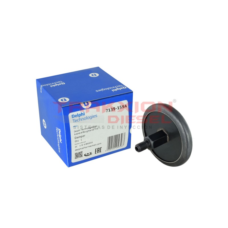 Amortiguador damper 7139-159A de bomba Diesel DPA, Simms Minimec, CAV Delphi, 26430752