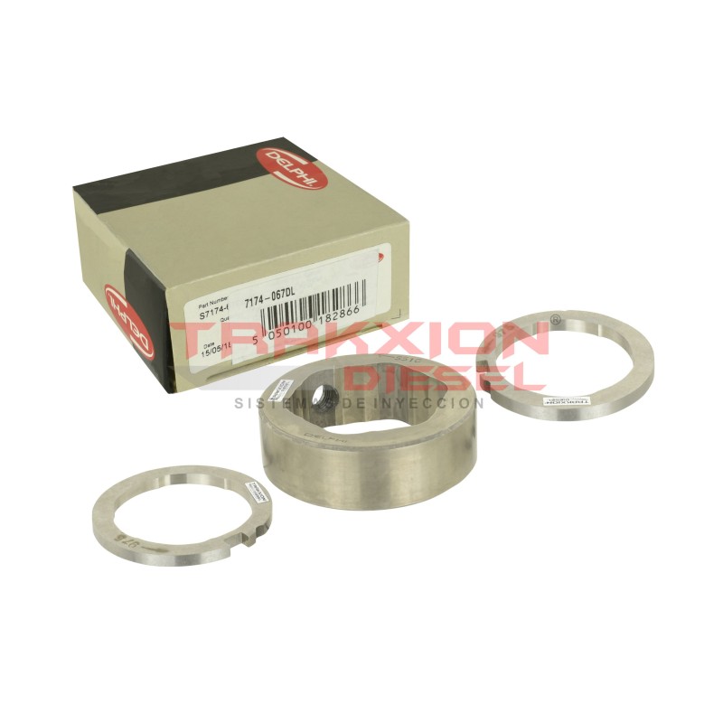 Aro Anillo de Levas 7174-067DL, 7174-67DL, 551C de Bomba CAV Diesel DP200 Delphi