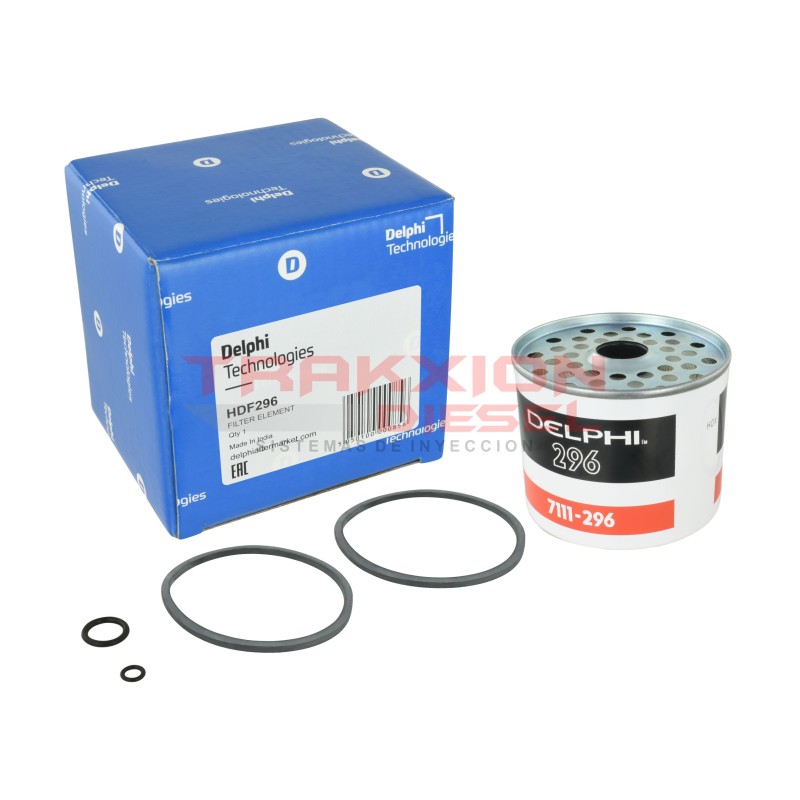 Filtro de Diesel 7111-296, 7111-296AA, HDF296 para CAV, Massey Ferguson, Perkins, 26560017, 26561117, 30451, 991032, OD11917 Filtro de Diesel 7111-296, 7111-296AA, HDF296 para CAV, Massey Ferguson, Perkins, 26560017, 26561117, 30451, 991032, OD11917