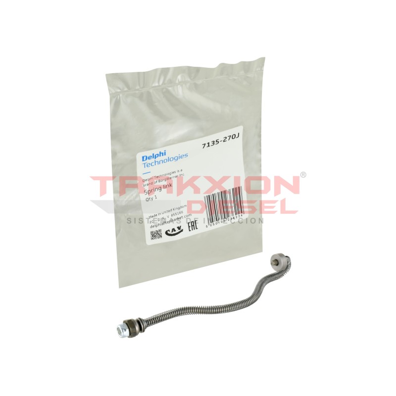 Conjunto resorte y varilla gancho link 7135-270J de Bomba DP200, DP210, DP310, Diesel CAV Delphi