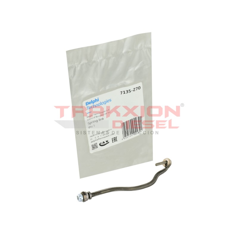 Conjunto resorte y varilla gancho link 7135-270 de Bomba DP200, DP210, DP310, Diesel CAV Delphi