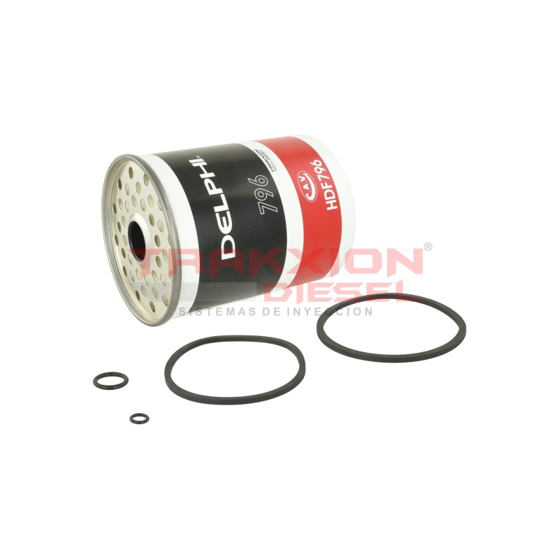 Filtro Diesel 7111-796A, HDF796 CAV Delphi para Massey Ferguson, Perkins, 1811061M91, 1896287M91, 26560602, 26566602, OD18873