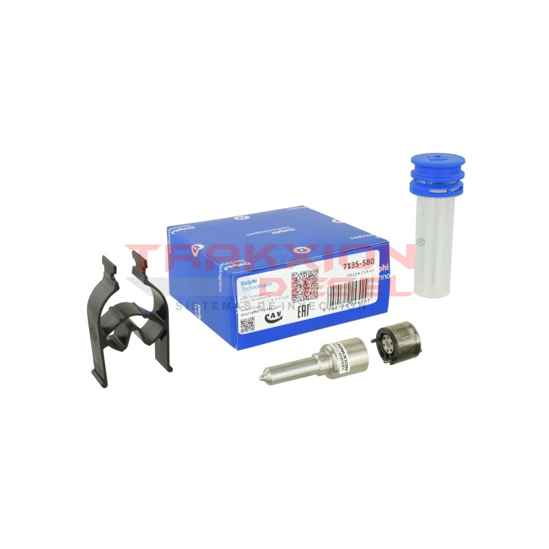 Kit 7135-580 de válvula 28264094, 28392662, 28626162 y tobera L347PRD de inyector Diesel 28342997 para Sprinter OM651, MB