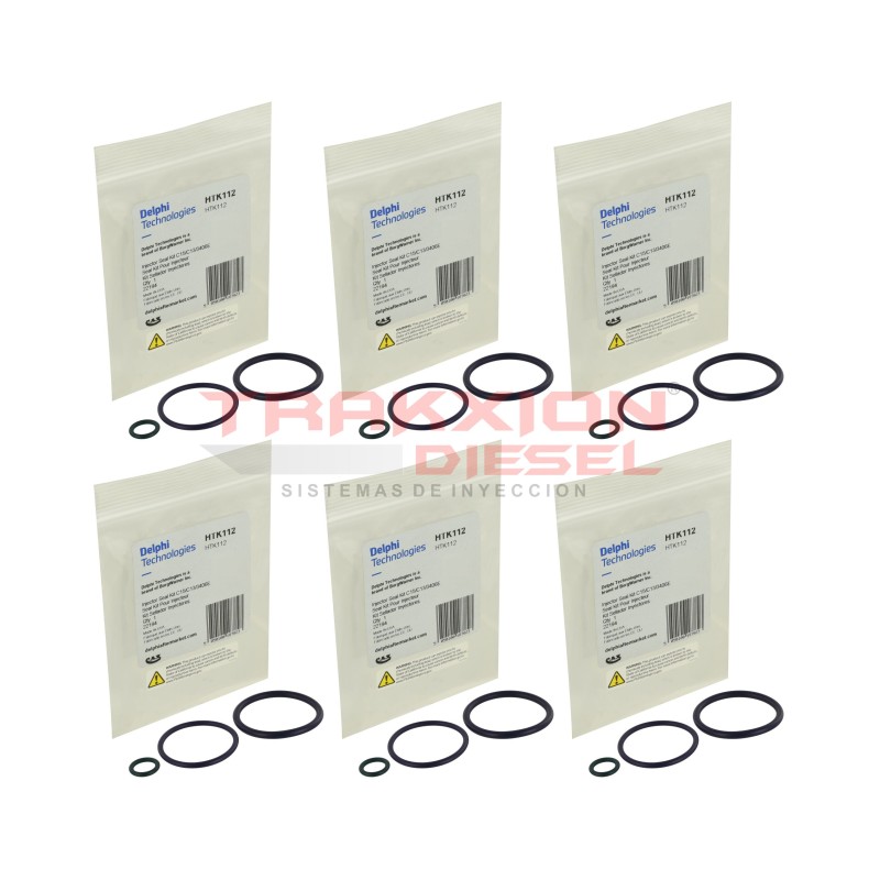 Kit ligas HTK112 de inyector Diesel para C13, C15, 3406E, CAT, RTF26300, 1895390, 2303775, 2481394, 189-5390, 230-3775, 248-1394