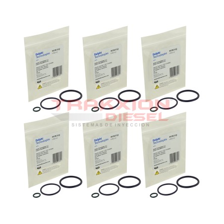 Kit ligas HTK112 de inyector Diesel para C13, C15, 3406E, CAT, RTF26300, 1895390, 2303775, 2481394, 189-5390, 230-3775, 248-1394