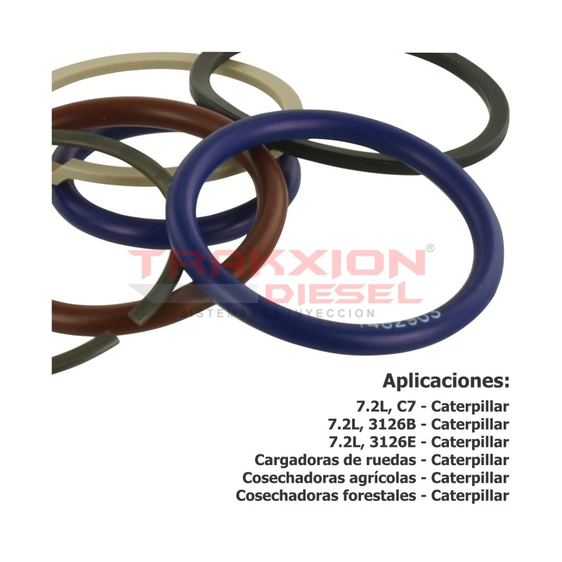 Kit de ligas externas Delphi HTK124 de inyector Diesel para 3126B CAT Caterpillar, DPS0025, 2421539, 242-1539, M-2421539