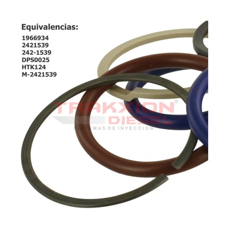 Kit de ligas externas Delphi HTK124 de inyector Diesel para 3126B CAT Caterpillar, DPS0025, 2421539, 242-1539, M-2421539