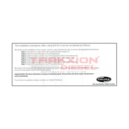 Kit de ligas externas Delphi HTK124 de inyector Diesel para 3126B CAT Caterpillar, DPS0025, 2421539, 242-1539, M-2421539