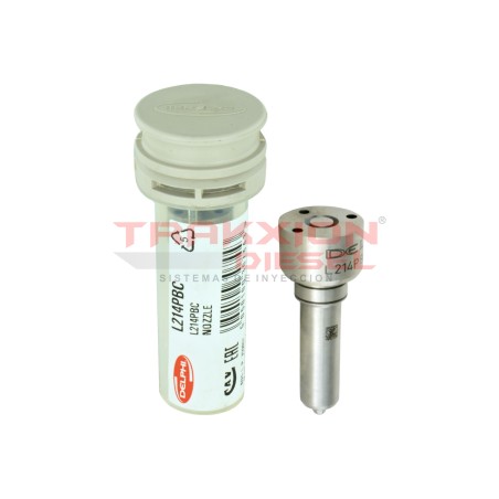 Tobera L214PBC de inyector Diesel Delphi E3 de 4 pines para Volvo D12, 20569291, 85000501