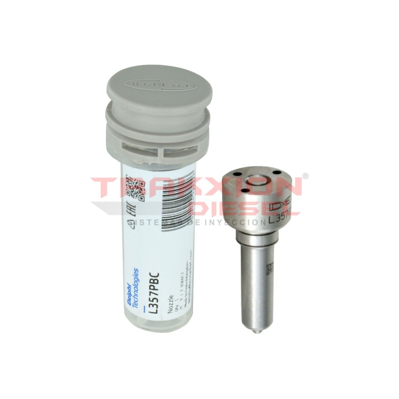 Tobera L357PBC de inyector Diesel Delphi E3 de 4 pines para Hyundai, 33800-84830, HRE347