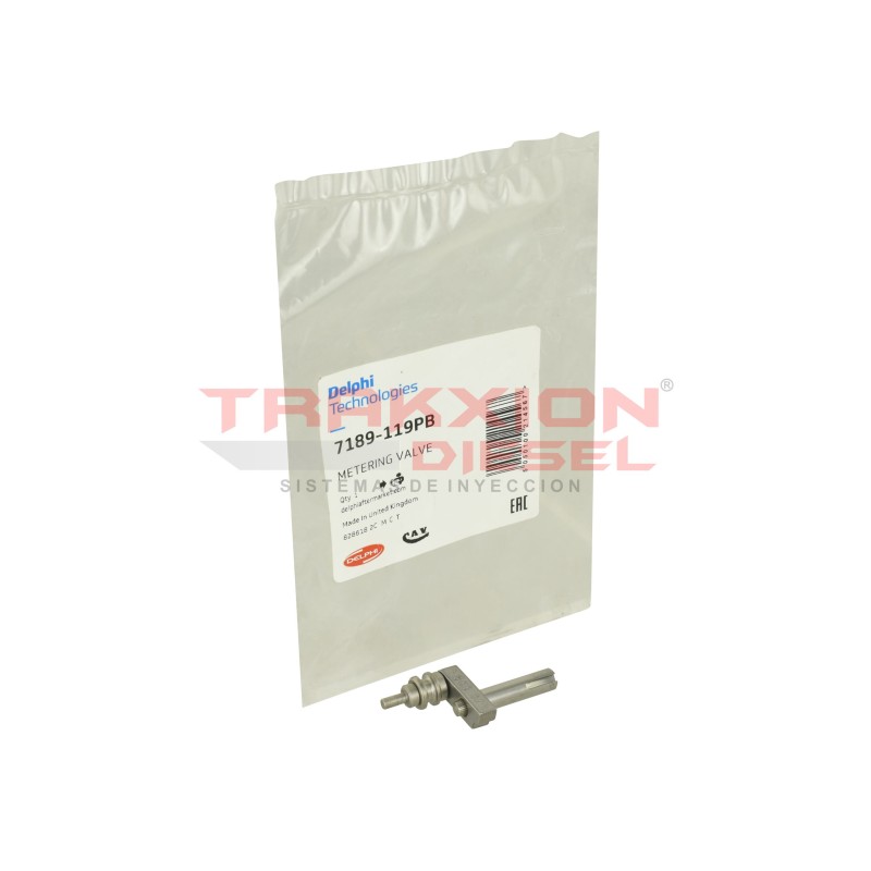 Válvula dosificadora 7189-119PB (P4, P5, P6) de bomba Diesel DP210 CAV Delphi