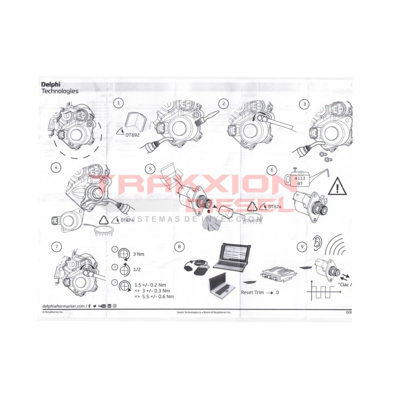 Válvula de control de presión Diesel para 2.0 TDI, Amarok, Transporter 2015-2023, Crafter 2017-2021 Bi-Turbo, VW, 7135-818