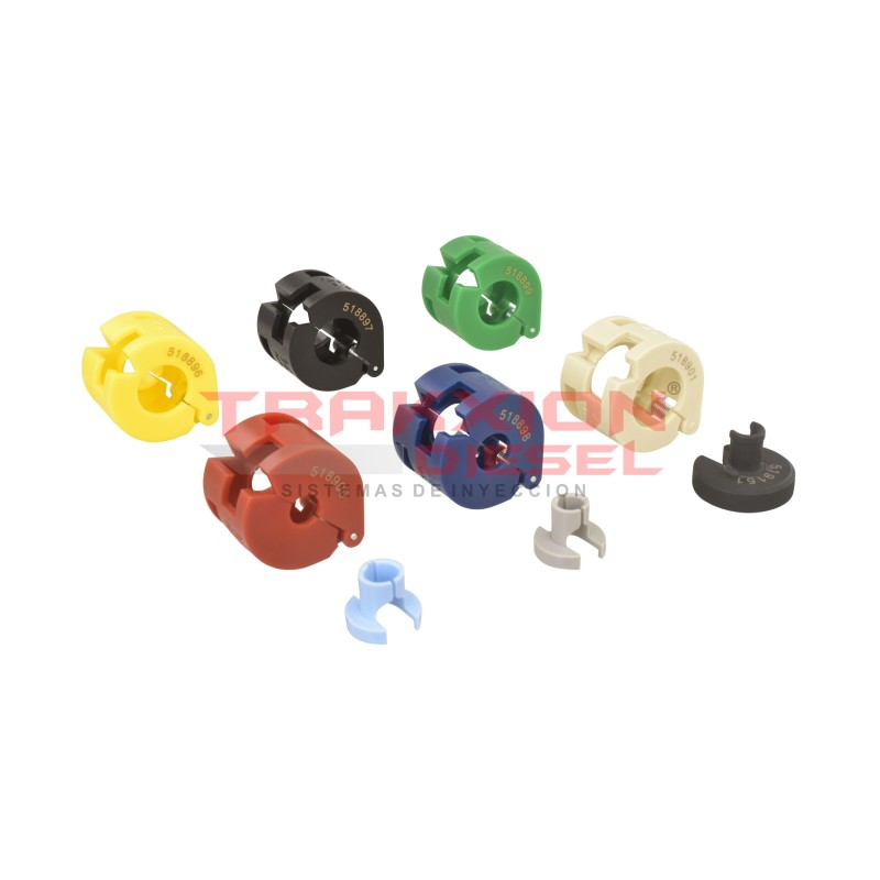 Ahorcadores para mangueras de combustible y aire acondicionado 9 piezas OTC6517