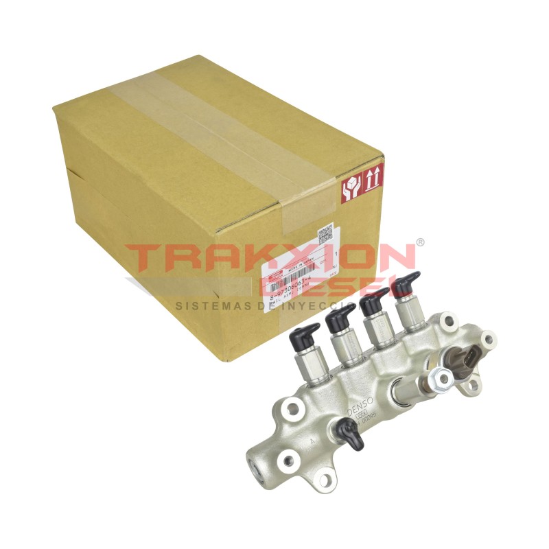 Riel tubo acumulador de presión Diesel para 4HK1 Isuzu ELF 400, 450, 500, 600, 8-97306063-4, 8973060634