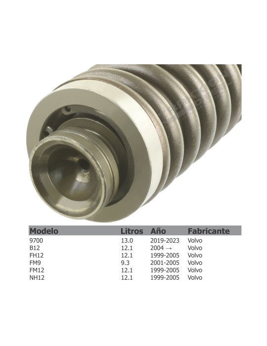 Inyector EUI E1 Para Volvo Bus 9700 Motor D12 20440388 BEBE4C01001