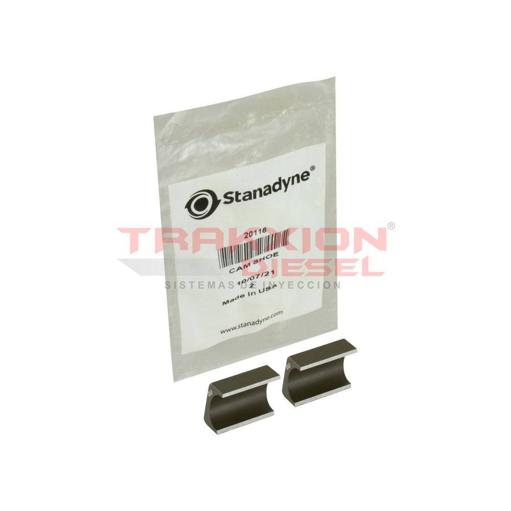 Kit de 2 zapata de rodillo 11134, 11136, 11137, 20116, 20117, 23117 de bomba Diesel Stanadyne