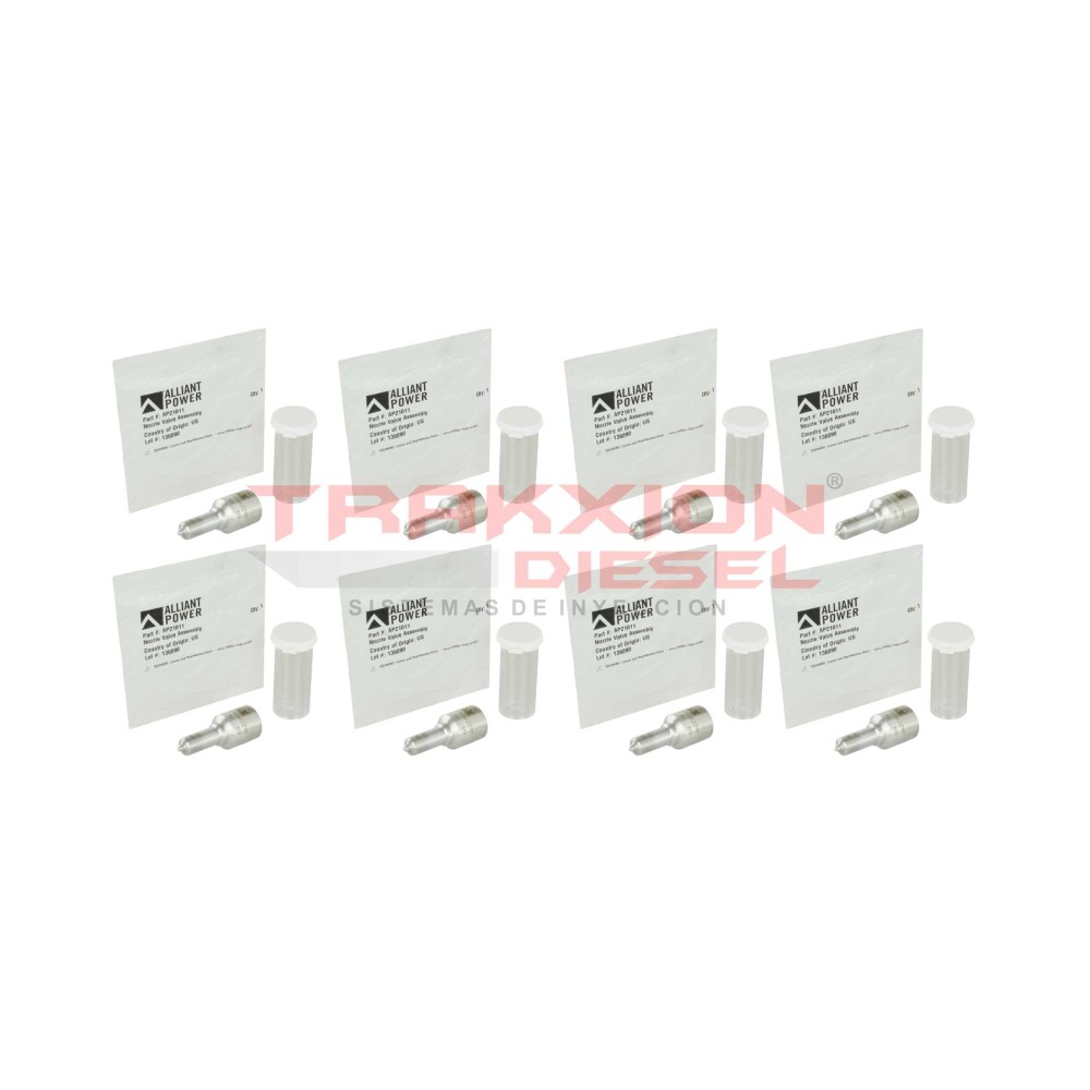 8 Toberas de inyector Diesel 6.0L V8 PowerStroke Super Duty Ford VT275 & VT365 Navistar AP21011