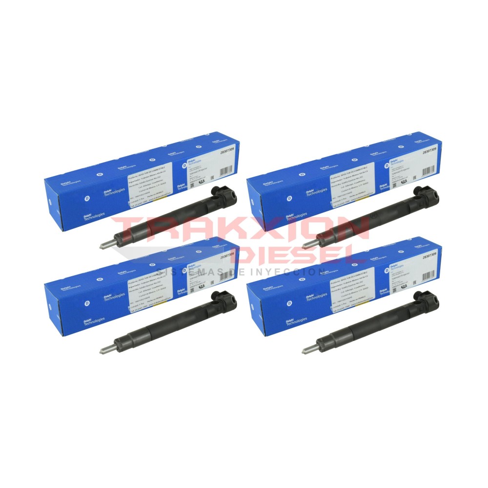 4 Inyectores Diesel Sprinter OM651 D22 Euro 6 Mercedes Benz A6510703087 28307309