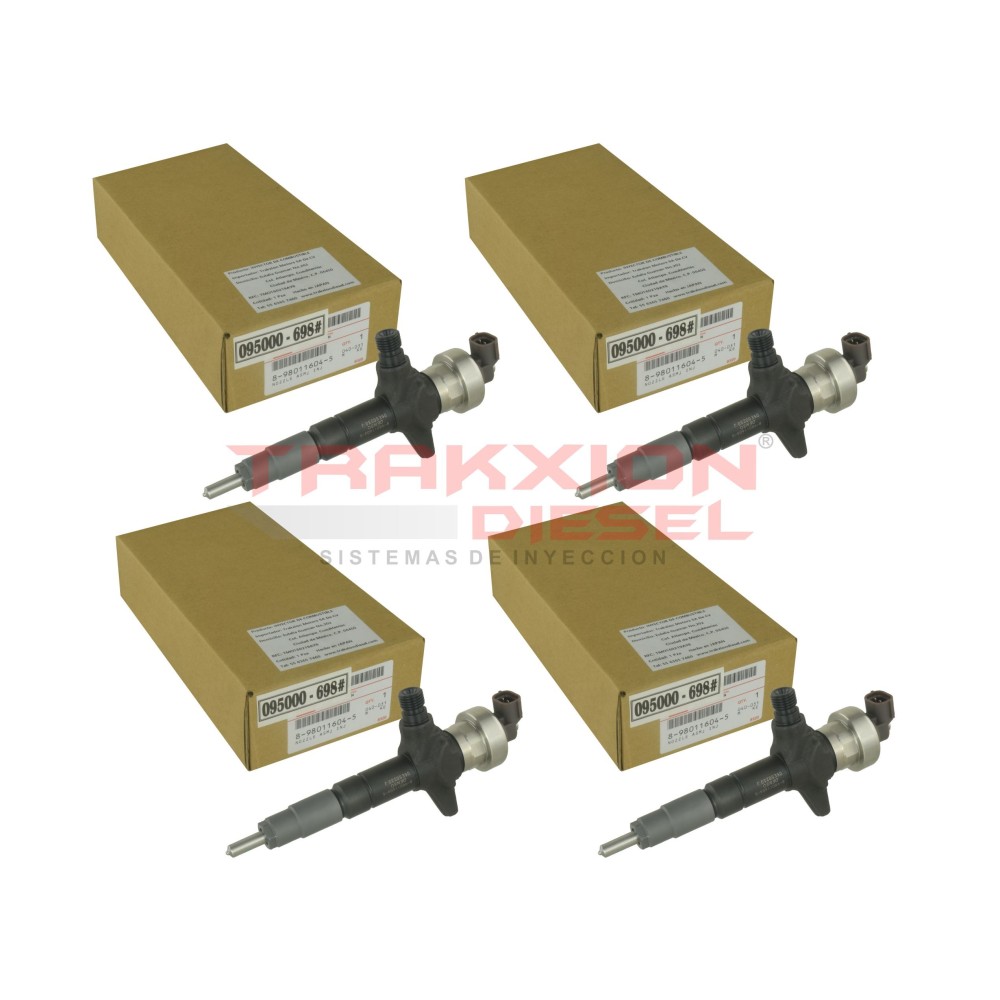 Juego de 4 Inyectores Diesel ELF 300 ELF300 ELF-300 Isuzu