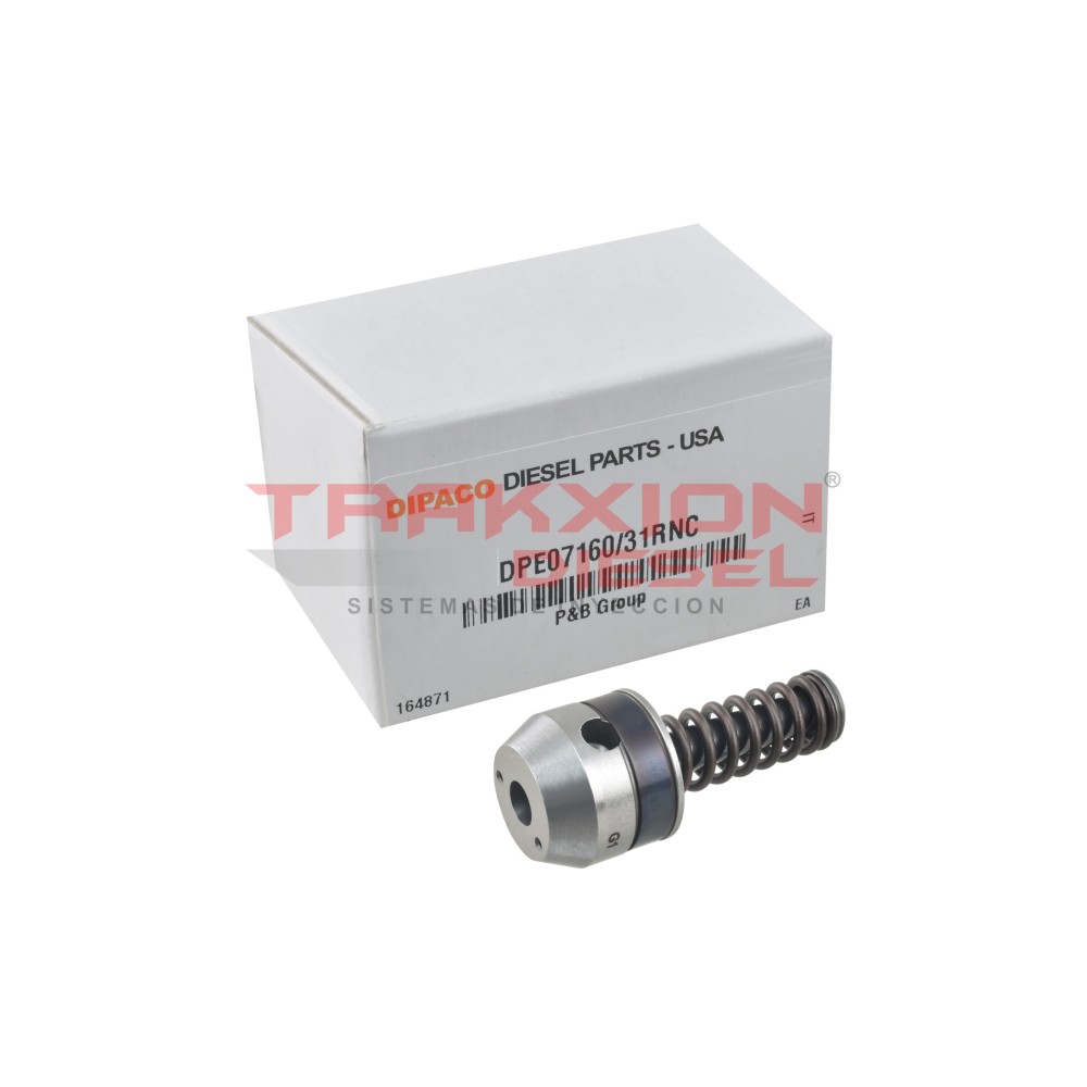 Elemento 7.1 mm Dipaco DPE07160/31RNC de inyector Diesel HEUI BI, BN para DT466, DT530, HT530, Navistar, DPE07160/31R Elemento 7.1 mm Dipaco DPE07160/31RNC de inyector Diesel HEUI BI, BN para DT466, DT530, HT530, Navistar, DPE07160/31R