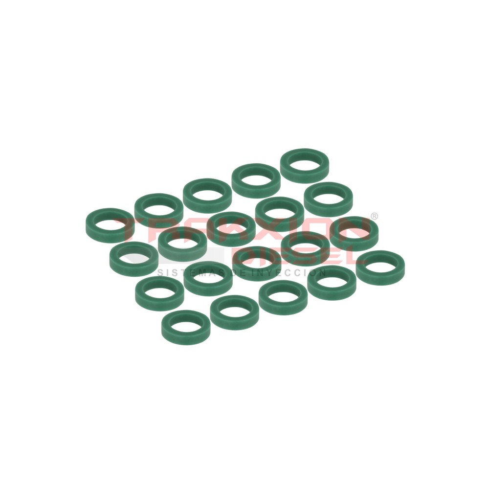 Set de 20 arandela sello 20628 de inyector Diesel Stanadyne para John Deere, R34764, R60746, R92352