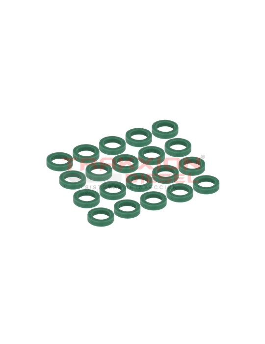 Set de 20 arandela sello 20628 de inyector Diesel Stanadyne para John Deere, R34764, R60746, R92352