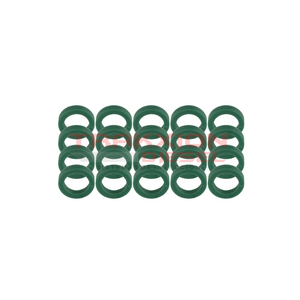 Set de 20 arandela sello 20628 de inyector Diesel Stanadyne para John Deere, R34764, R60746, R92352