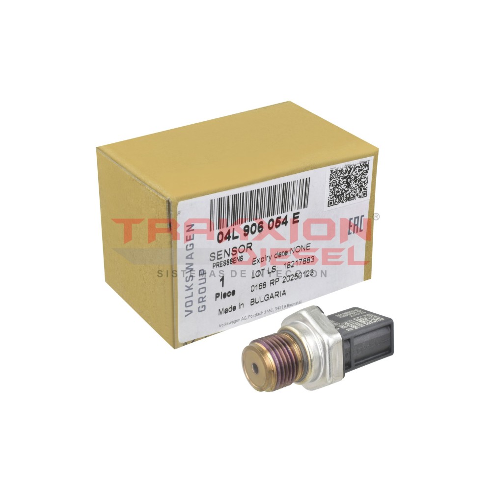 Sensor de presión Diesel de riel 04L130093 para 2.0 TDI Crafter y Transporter, 3.0 TDI V6 Amarok, VW, 04L906054E, 04L906054F Sensor de presión Diesel de riel 04L130093 para 2.0 TDI Crafter y Transporter, 3.0 TDI V6 Amarok, VW, 04L906054E, 04L906054F