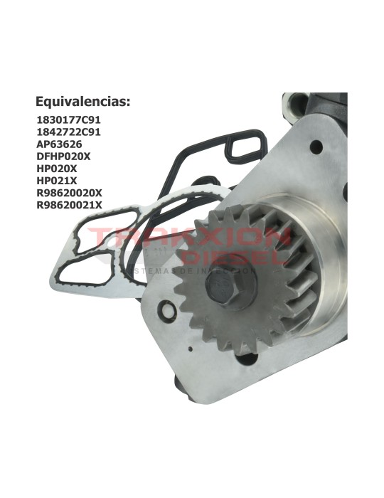 Bomba de alta presión de aceite Reman para DT466E, I530E Navistar, 230-300 HP, Alliant Power AP63626, HP020X, R98620020X