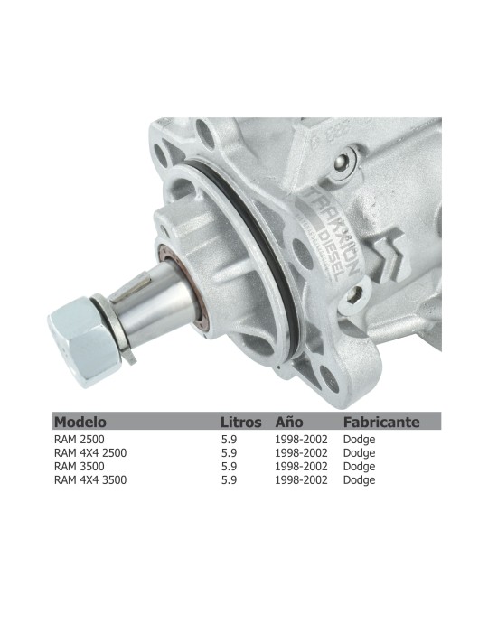 Bomba de inyección Diesel VP44 12V 0470506027, 3937671, 5019658AD, R5013925AA,  IPVR11X, IPVR15X para Dodge RAM, 5.9 ISB Cummins