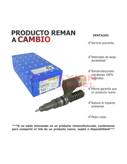 Inyector bomba Diesel A3 EUI Delphi para John Deere, 10.5 6105 y 12.5 6125, PowerTech, EX631011, BEBE4B17001, RE505430, SE501956